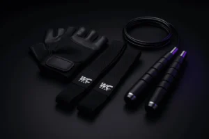Kit Entrenamiento Esencial – Guantes, Straps y Lazo de Velocidad